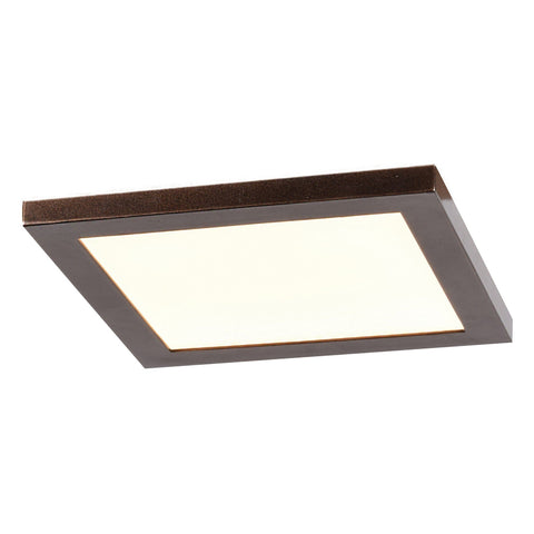 Boxer (m) LED Square Flush Mount - Bronze Ceiling Access Lighting 