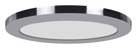 ModPLUS (s) 120-277v LED Round Flush Mount - Chrome (CH) Ceiling Access Lighting 