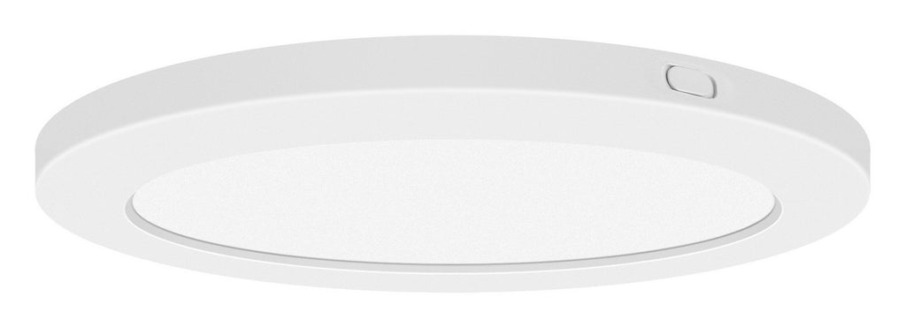 ModPLUS (s) 120-277v LED Round Flush Mount - White (WH) Ceiling Access Lighting 