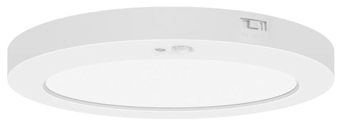 ModPLUS Motion Sensor LED Round Flush Mount - White (WH) Ceiling Access Lighting 