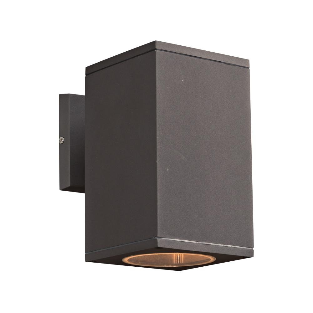 Dominick 8"h Outdoor Downlight LED Wall Fixture - Bronze Outdoor PLC Lighting 