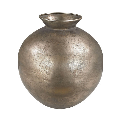Bulbous Metal vase Accessories Sterling 