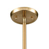 Compartir 30"w Pendant Chandelier - Polished Nickel/Satin Brass Ceiling Elk Lighting 