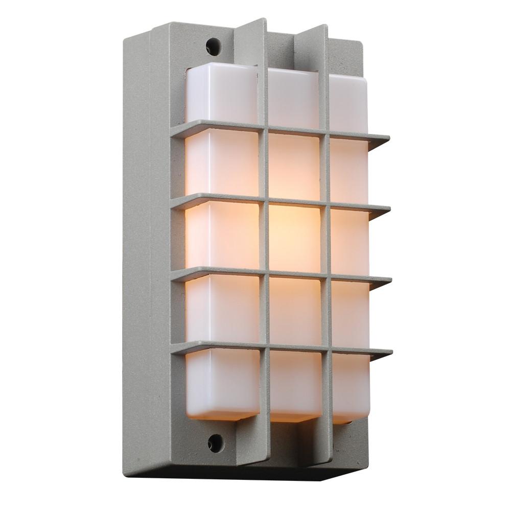 Lorca 11"h Outdoor Wall Light - Silver Outdoor PLC Lighting 