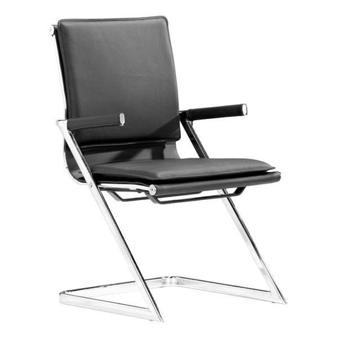Lider Plus Conference Chair Black (Set of 2)