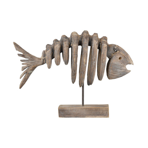 Bone Fish 25"w Decorative Accessory in Natural Accessories ELK Home 