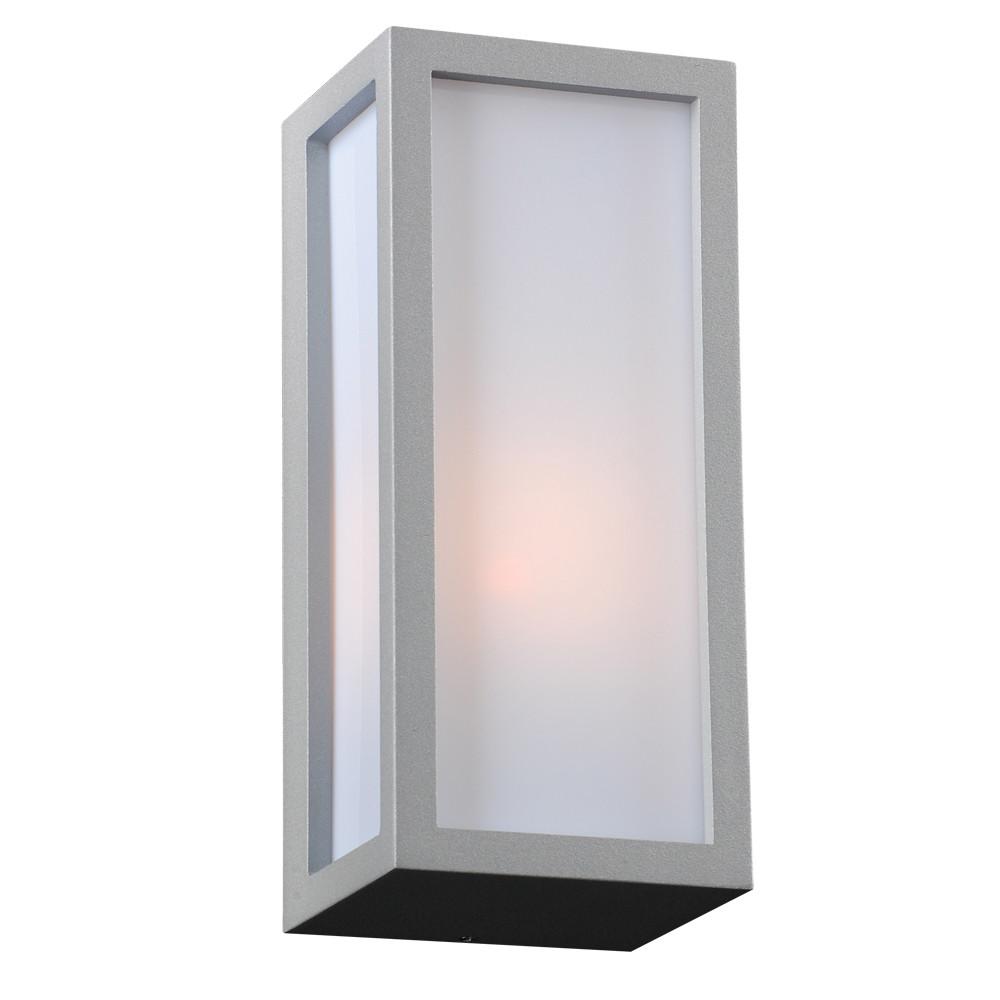 Dorato 10"h Outdoor Wall Fixture - Silver Outdoor PLC Lighting 