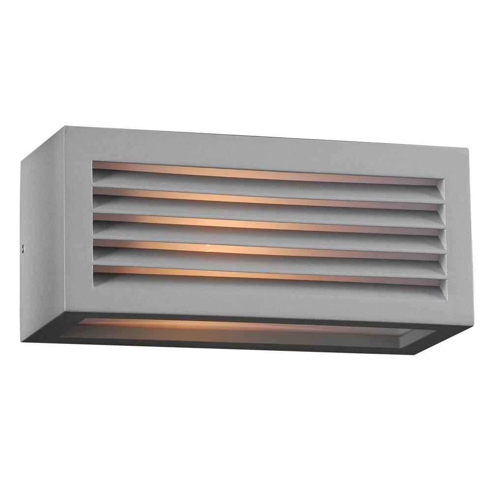 Madrid 10"w Outdoor Wall Fixture - Silver Outdoor PLC Lighting 