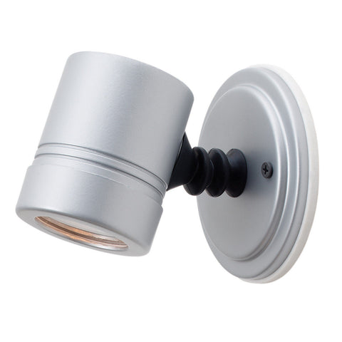 Myra Marine Grade Wet Location Adjustable LED Spotlight - Silver Outdoor Access Lighting 