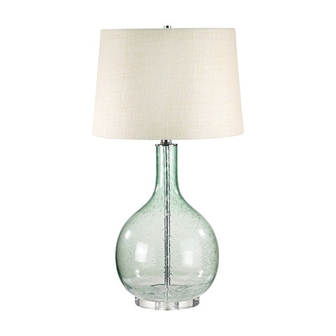 Green Seeded Glass 28"h Table Lamp Lamps Dimond Lighting 