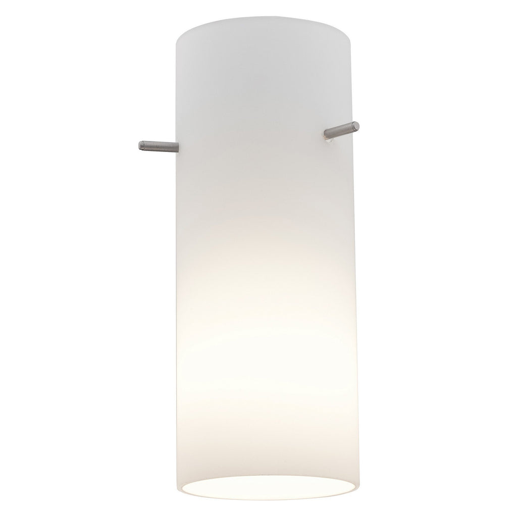 Cylinder Pendant Glass Sconce - Opal Shade Ceiling Access Lighting 