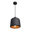 Nostalgia 1-Light Pendant - Matte Black (MBL) Ceiling Access Lighting 