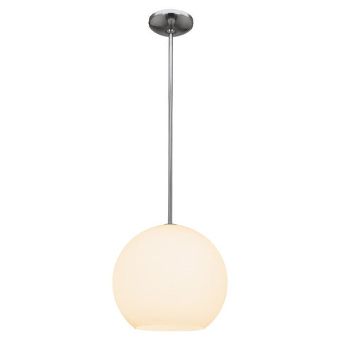 Nitrogen Ball Pendant (m) - Brushed Steel (BS) Ceiling Access Lighting 