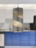 Flow 1-Lt Cylinder Mini Pendant - Steel Ceiling Varaluz 