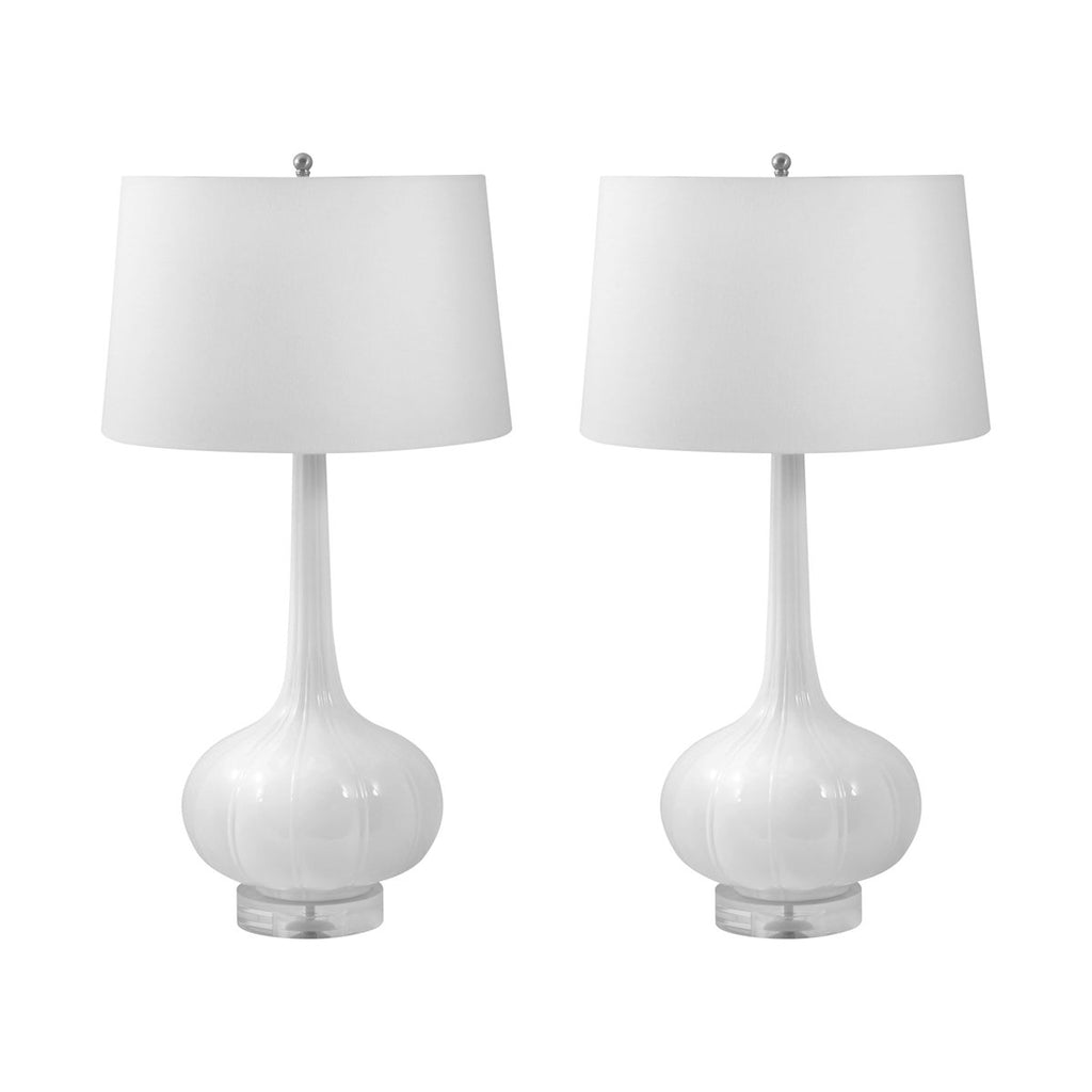 Del Mar Porcelain Table Lamp In White Lamps Dimond Lighting 
