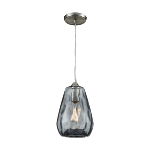 Tulare 1 Pendant Satin Nickel Ceiling Elk Lighting 