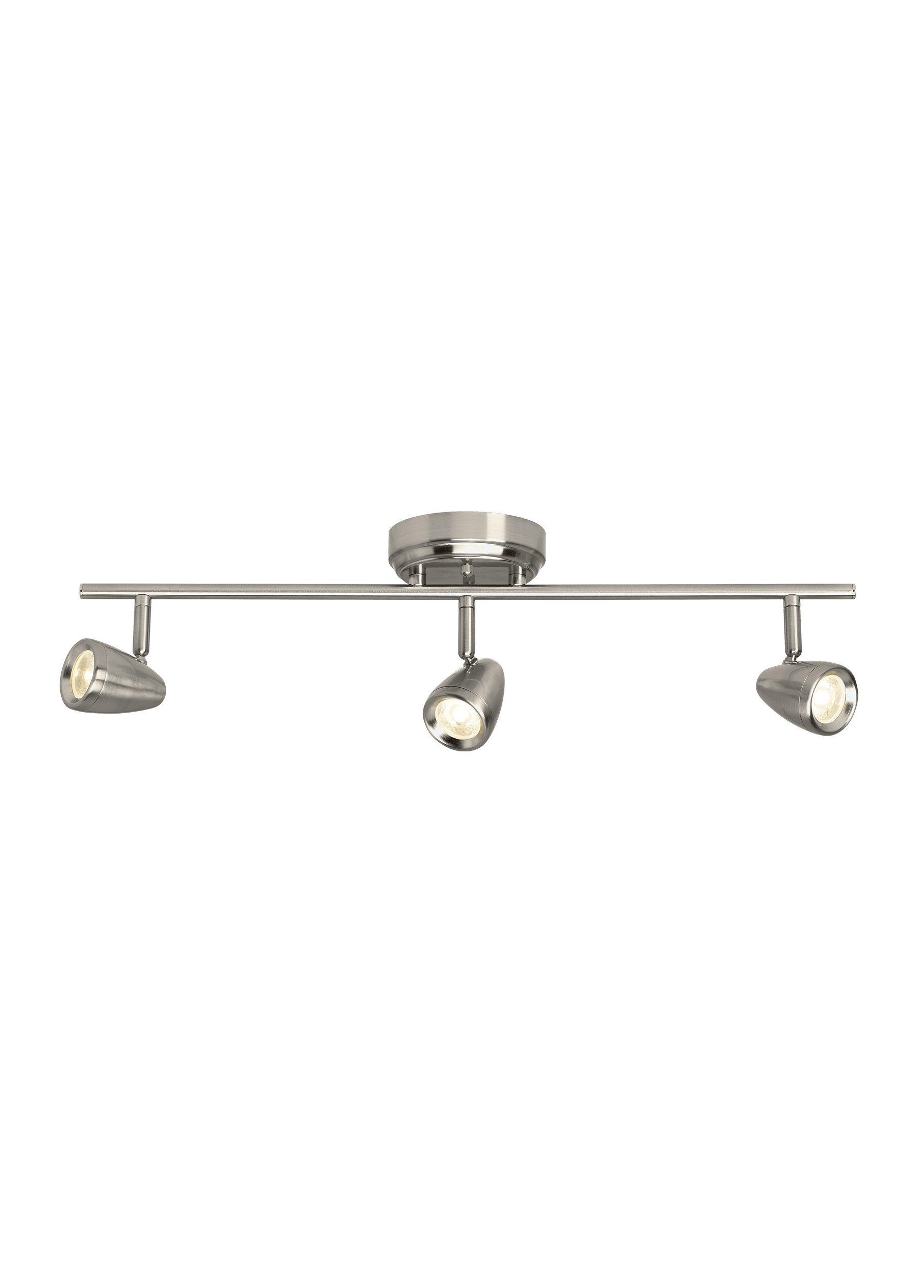 Talida Three Light LED Track Light - Brushed Nickel Ceiling Sea Gull Lighting 