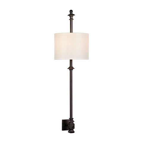 Torch Sconces 2 Light Wall Sconce In Oil Rubbed Bronze Wall Sconce Elk Lighting 