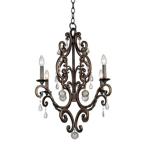 Montgomery 4 Light Chandelier Ceiling Kalco 