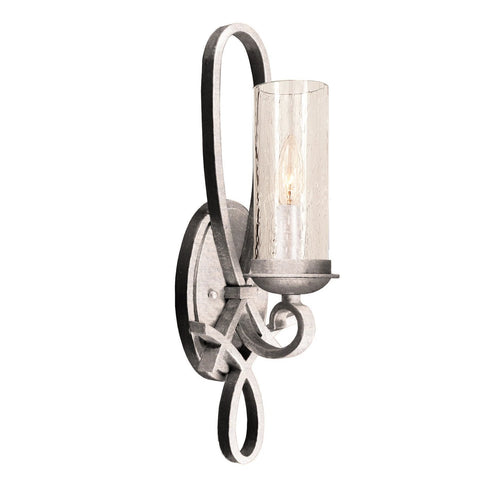 Grayson 1 Light Pearl Silver Wall Sconce