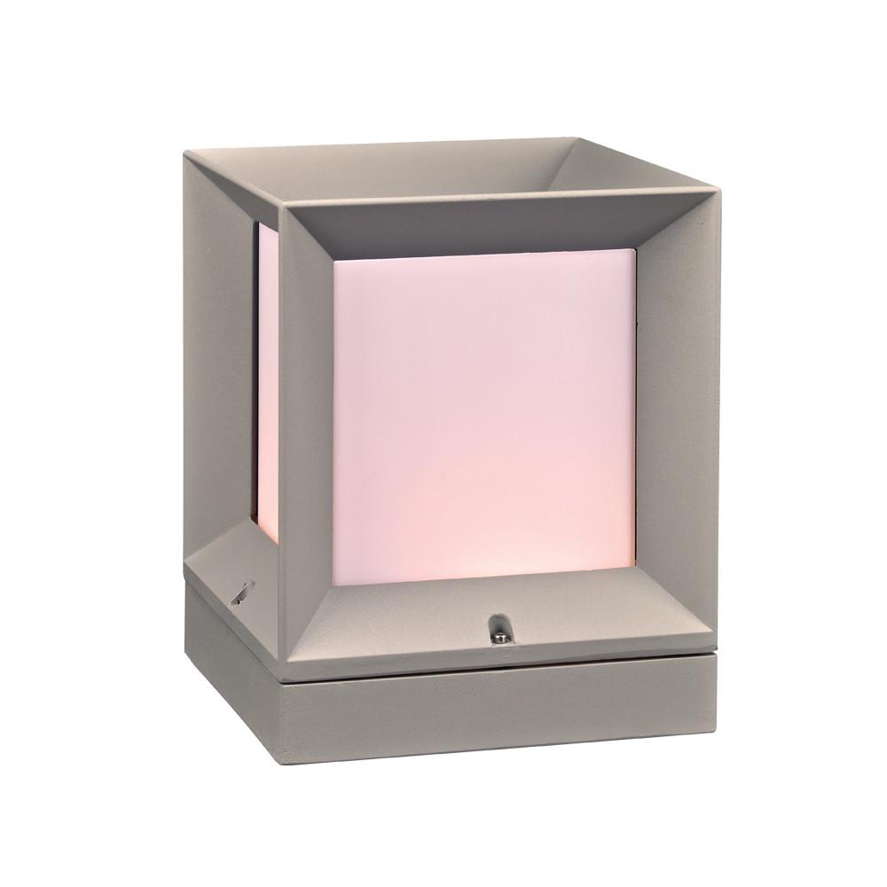 Helmsley 9"h Outdoor Pier Mount or Ceiling Light - Silver Outdoor PLC Lighting 