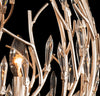 Bask 3-Lt Crystal Orb Pendant - Gold Dust Ceiling Varaluz 