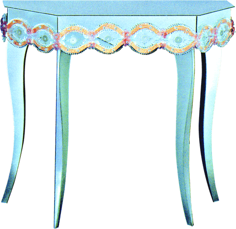 Arte di Murano Mirrored Console Table  82x35x88 CM
