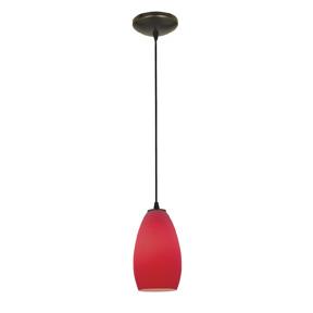 Champagne 1-Light Pendant - Oil Rubbed Bronze Ceiling Access Lighting 
