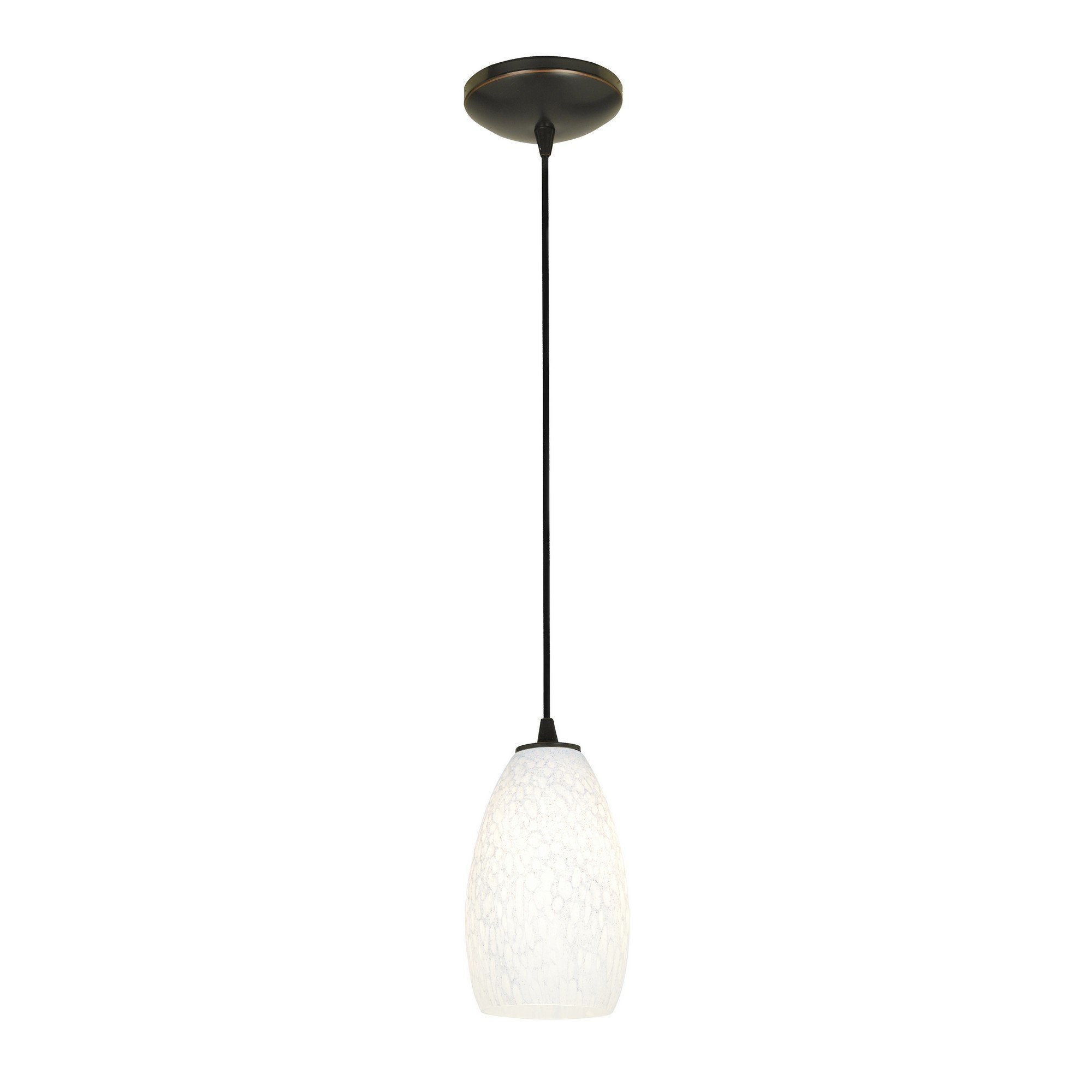 Champagne 1-Light Pendant - Oil Rubbed Bronze Ceiling Access Lighting 