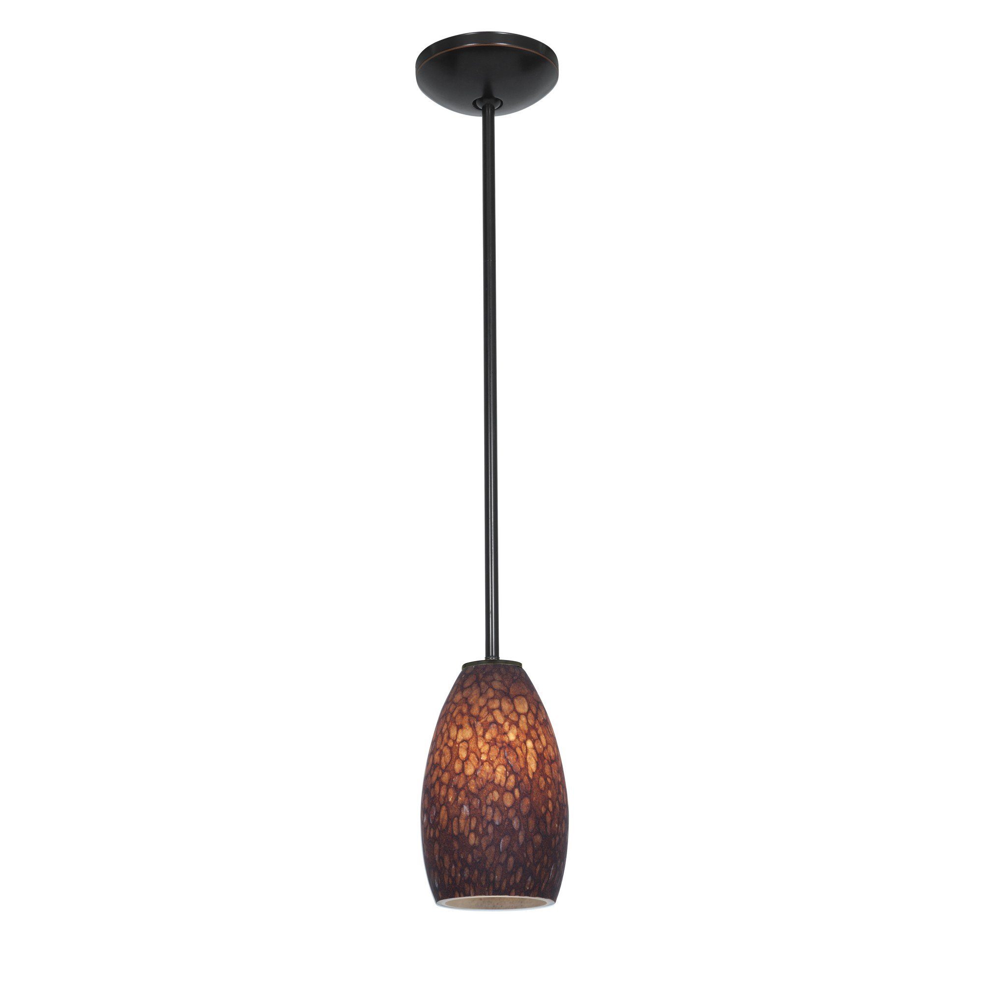 Champagne 1-Light Pendant - Oil Rubbed Bronze Ceiling Access Lighting 