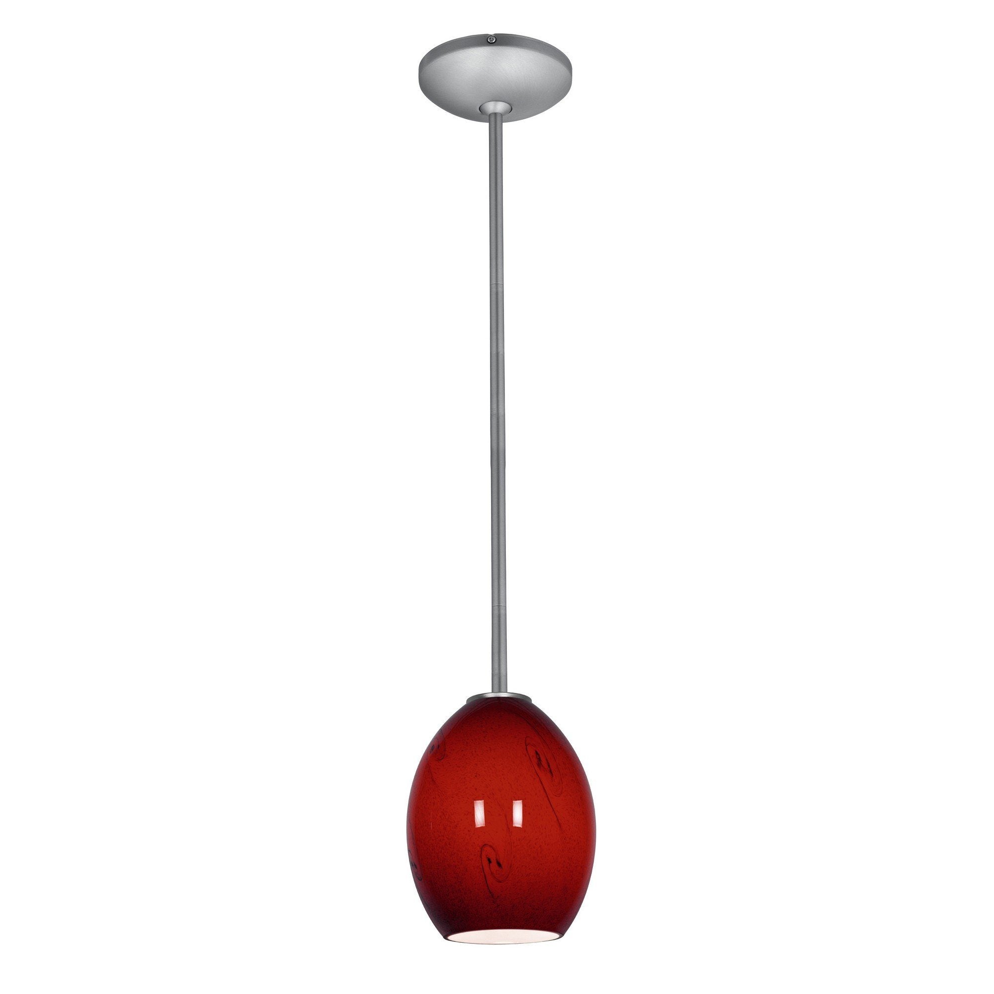 Brandy FireBird 1-Light Pendant - Brushed Steel Ceiling Access Lighting 