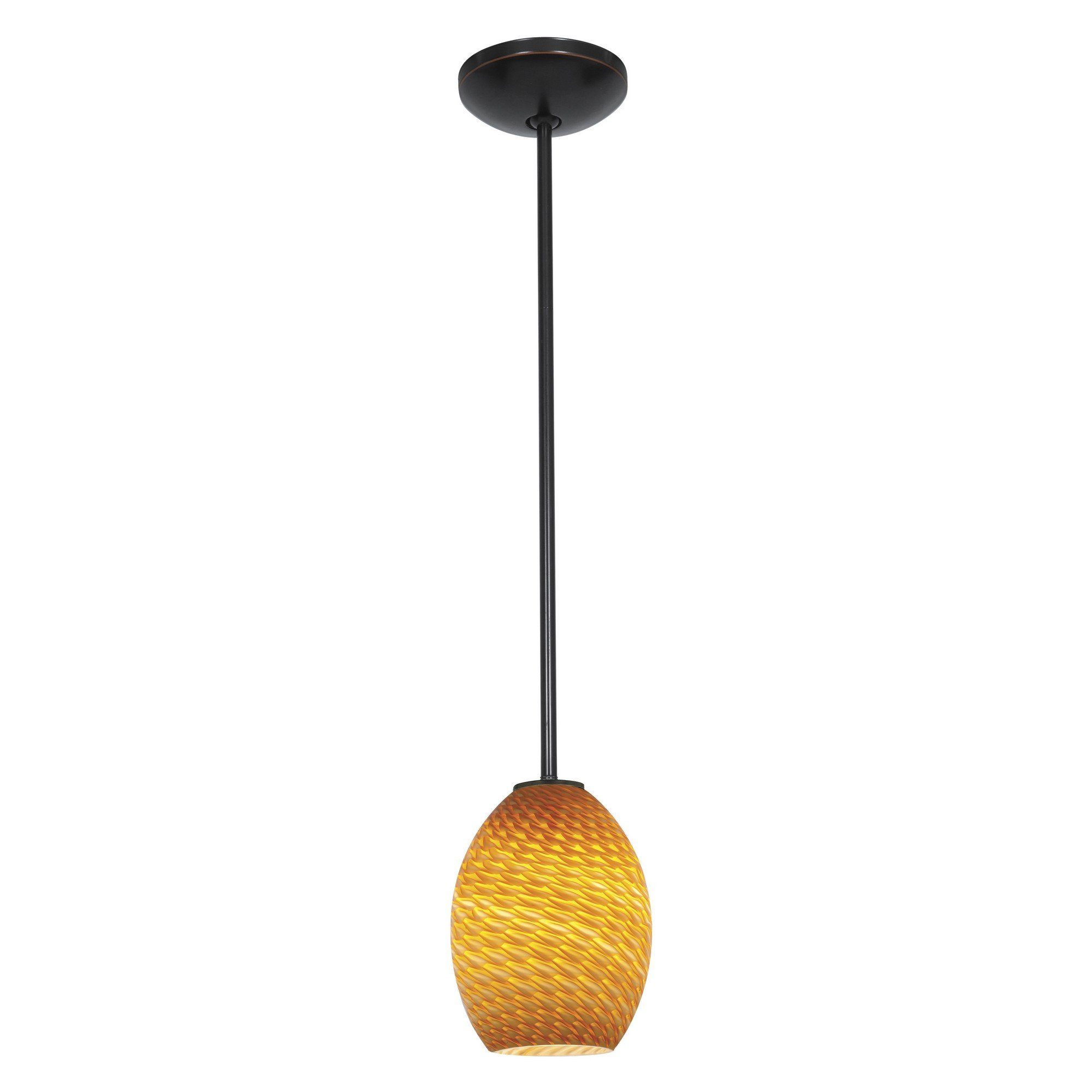 Brandy FireBird 1-Light Pendant - Oil Rubbed Bronze Ceiling Access Lighting 