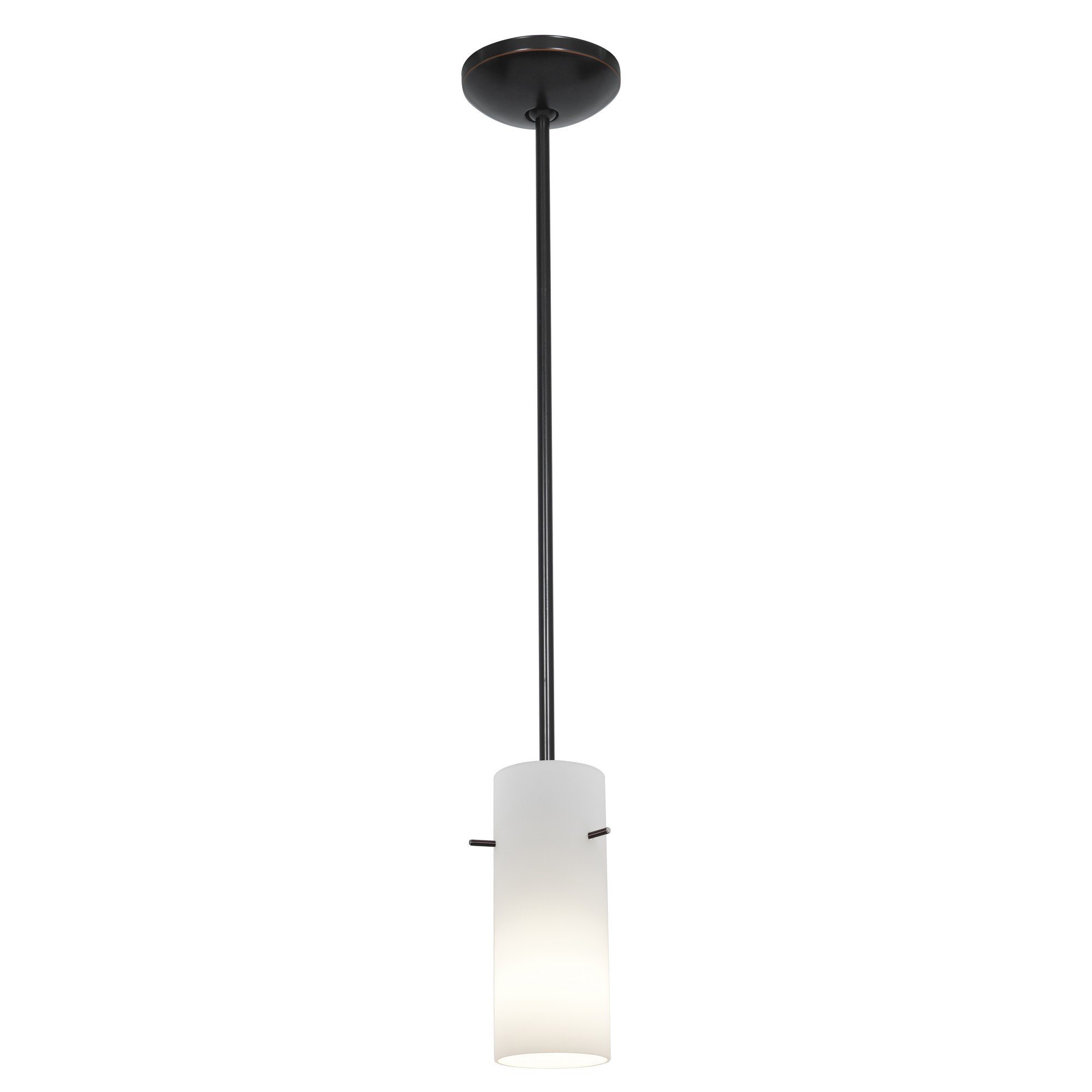 Cylinder 1-Light Pendant - Oil Rubbed Bronze Ceiling Access Lighting 