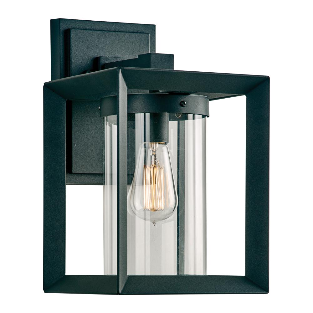 Sulivan 14"h Black Outdoor Wall Light Outdoor PLC Lighting 