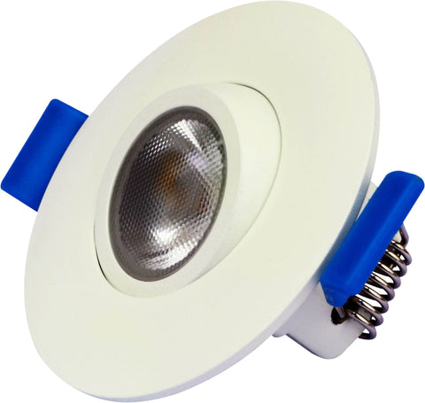 2" LED SnapTrim Canless Downlight - Gimble Adjustable Recessed Dazzling Spaces 2700K Incandescent Warm Single 