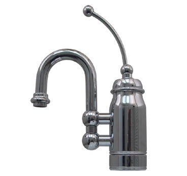 Baby Horizon Single Handle Entertainment/Prep Faucet with Curved Extended Stick Handle and Curved Swivel Spout