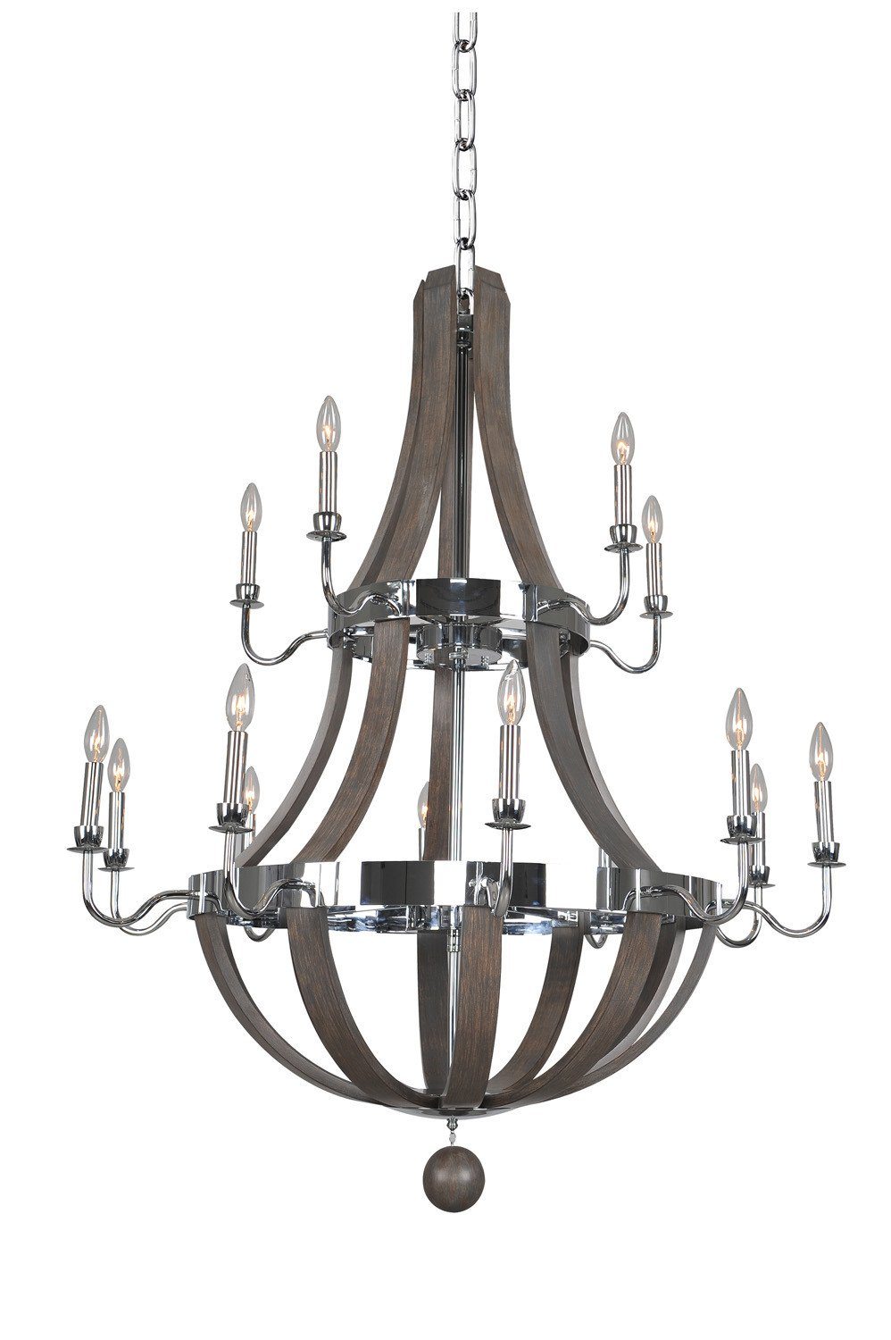 Sharlow 10+5 Light Chandelier Ceiling Kalco 