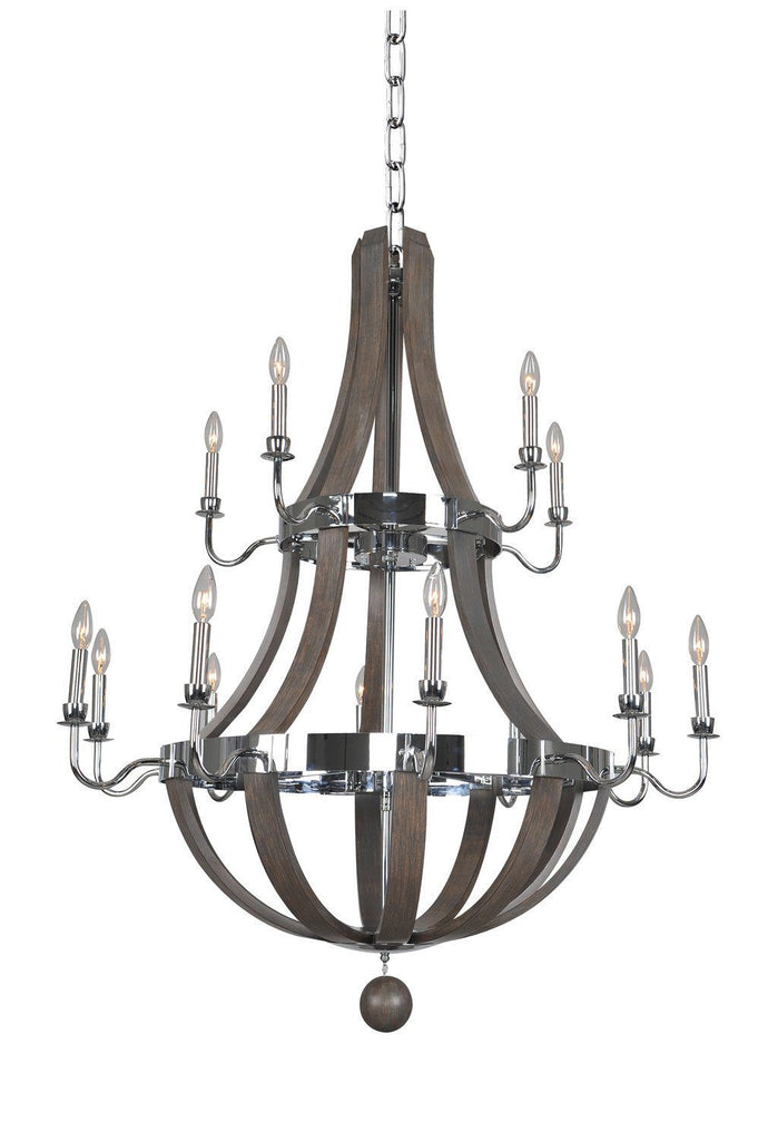 Sharlow 10+5 Light Chandelier Ceiling Kalco 