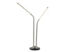 Hydra LED Brushed Steel Desk Lamp Lamps Adesso 
