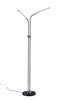 Hydra LED Brushed Steel Floor Lamp Lamps Adesso 