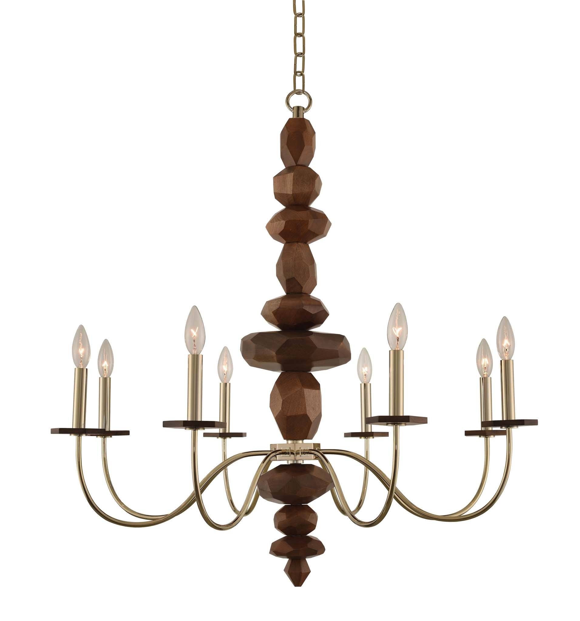 Lassen 8 Light Chandelier Ceiling Kalco 