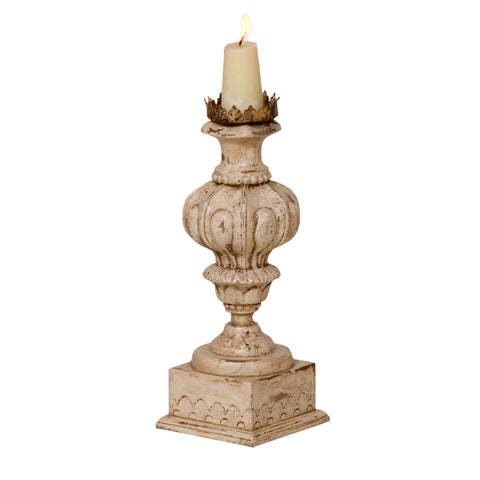 CARVED CANDLE STAND Accessories GuildMaster 