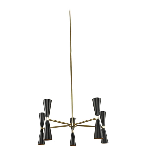 Milo 5 Arm Chandelier Ceiling Kalco 