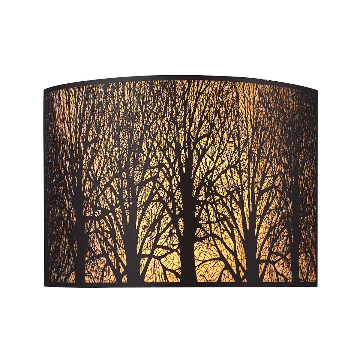 Woodland Sunrise 2 Light Wall Sconce In Aged Bronze Wall Sconce Elk Lighting 