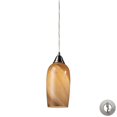 Sandstone Pendant In Satin Nickel - Includes Recessed Lighting Kit Ceiling Elk Lighting 