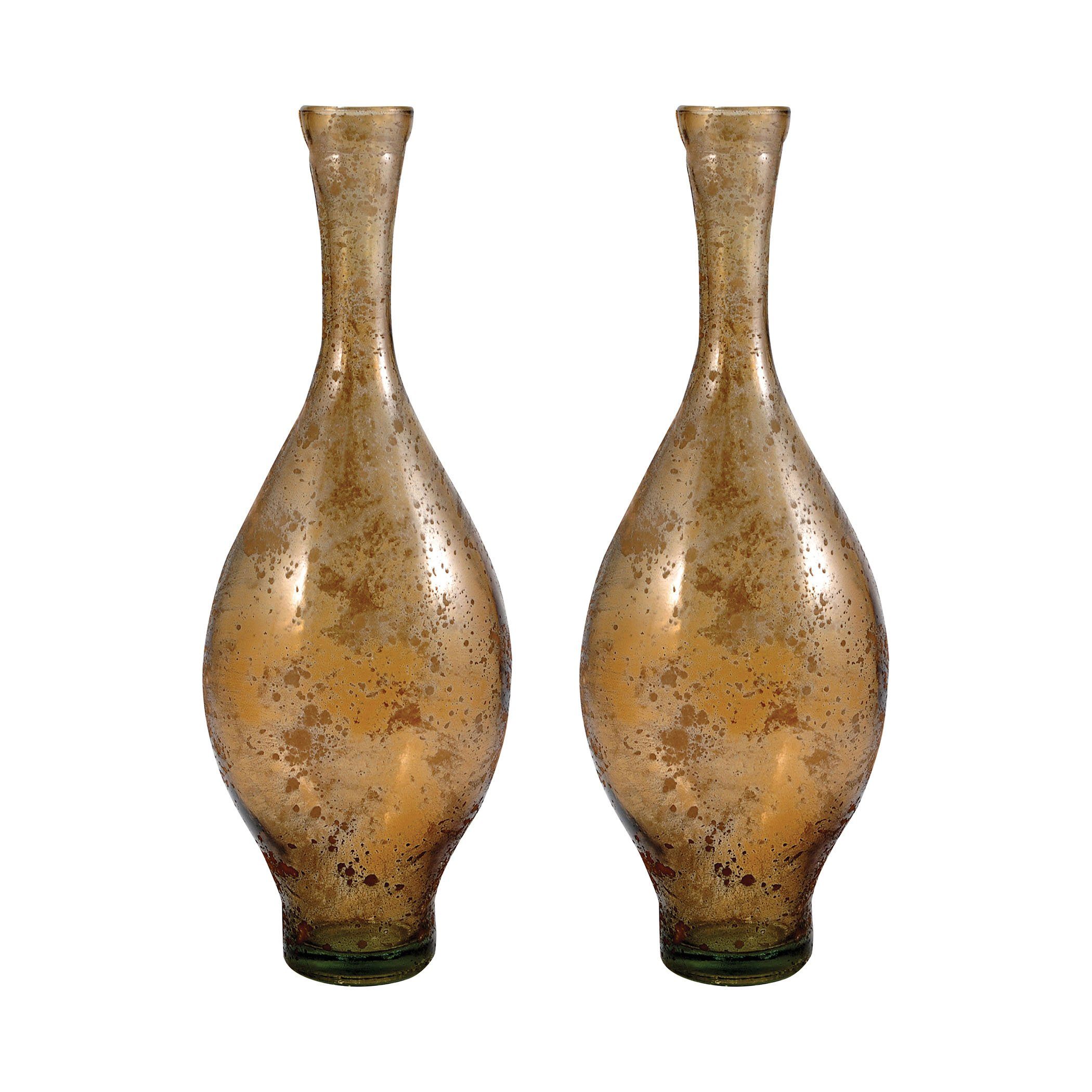 Atlas Set of 2 Vases 15.75in Accessories Pomeroy 