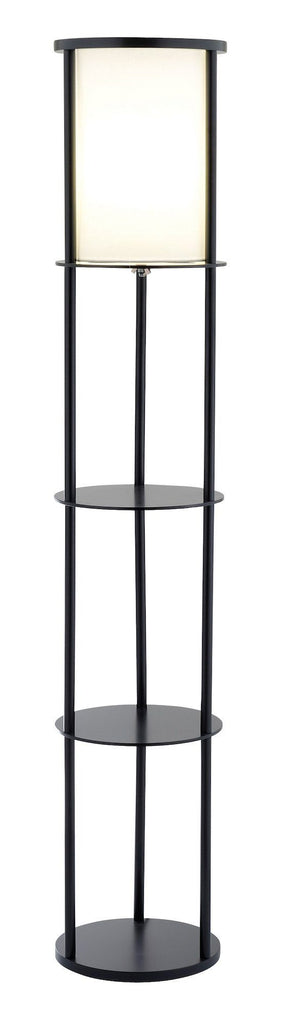 Stewart Shelf Floor Lamp Lamps Adesso 