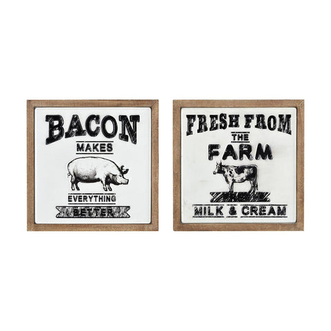Country Almanac 2pk Wall Decor - Style III Accessories Sterling 