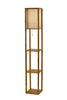 Wright Shelf Floor Lamp - Natural Lamps Adesso 