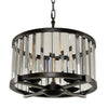 Essex 16 Inch Convertible Pendant/Semi Flush Ceiling Kalco 